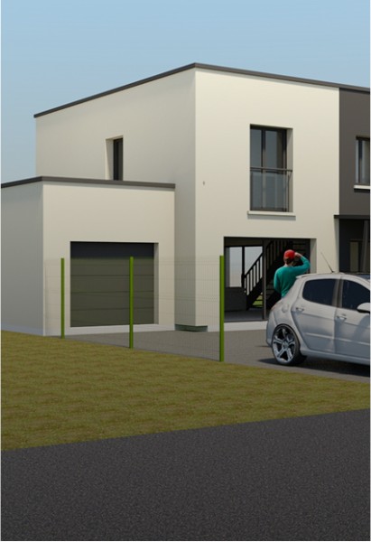 Création d'une habitation basse consommation en Normandie