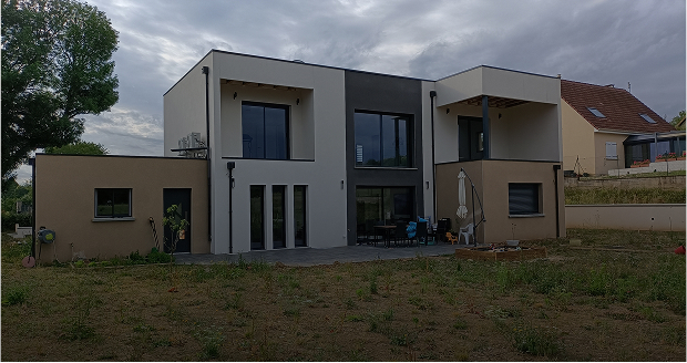 Création d'une habitation basse consommation en Normandie